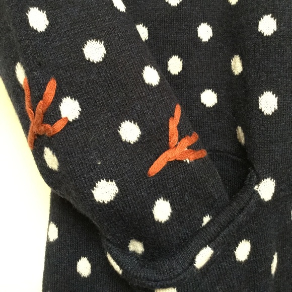 Charlie & Robin Polka Dot Cardigan with Birds - Picture 9 of 11